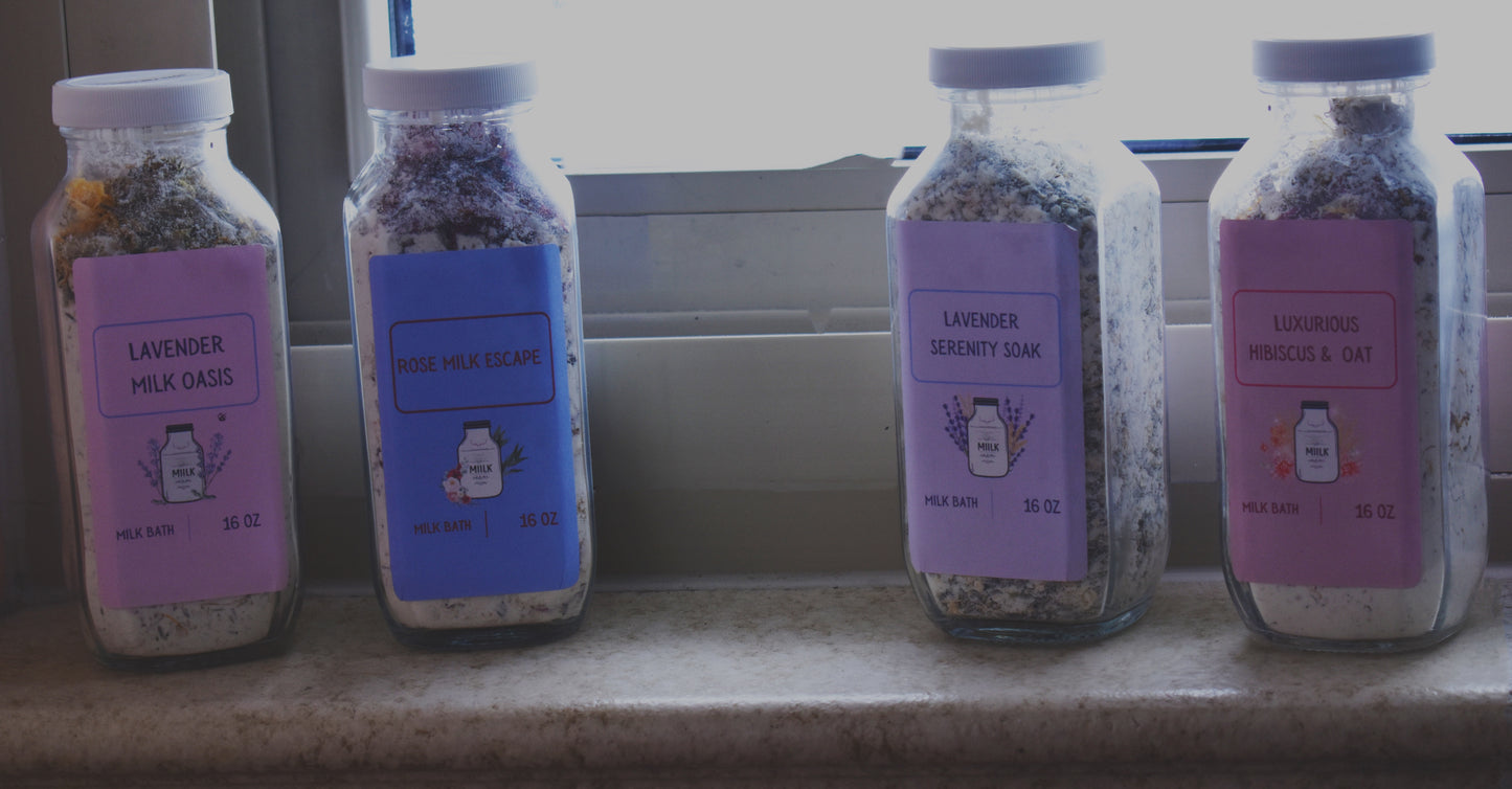 Luxurious Hibiscus & Oat Milk Bath