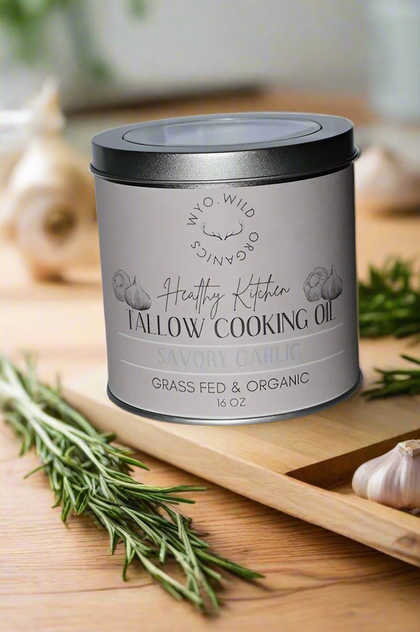 Savory Garlic Tallow Oil