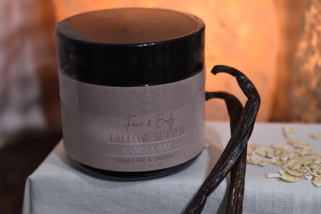 Vanilla Oat Tallow Butter