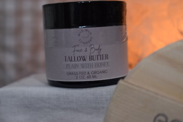 Plain with Honey Tallow Butter